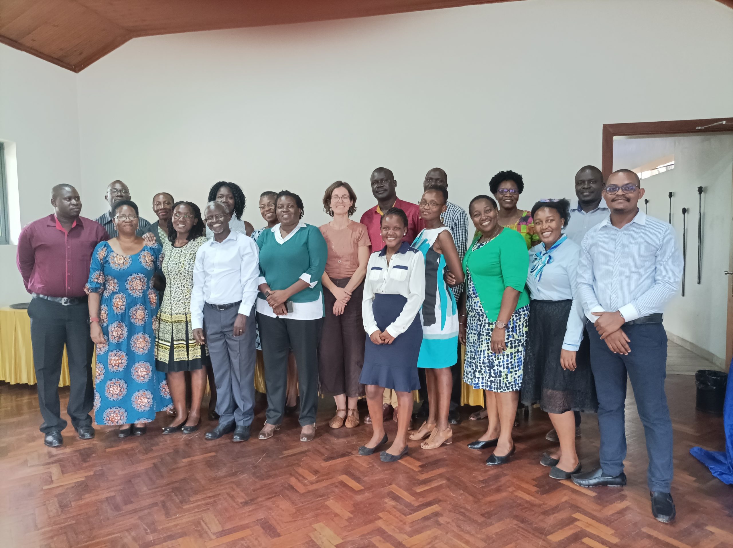 Group photo of Enabel staff and Ultimate Multimedia Consult trainers